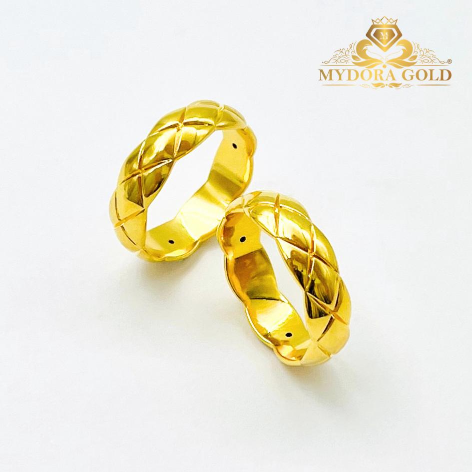 MYDORA Cincin Golden Rope L (5G) l EMAS 916/22K