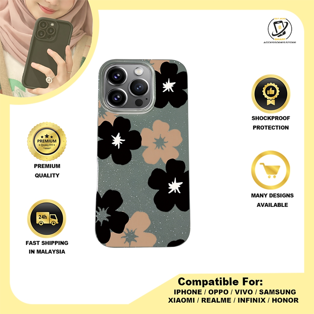 BLING CASE PHONE FOR IPHONE - DESIGN FLOWER A3