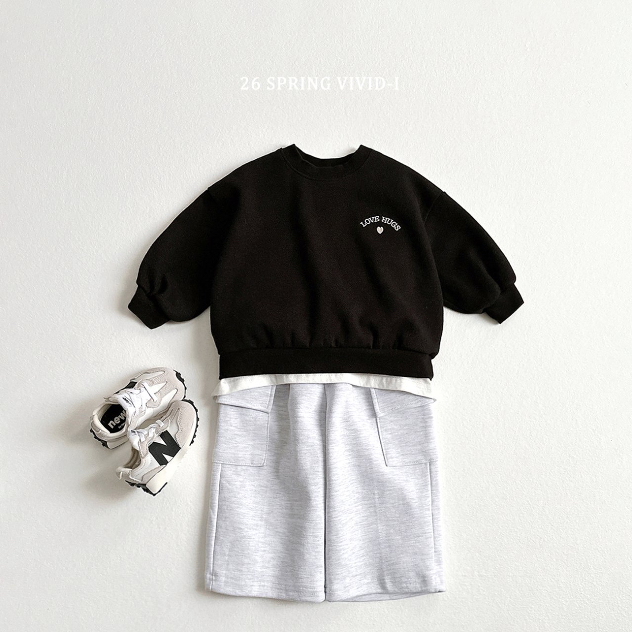 🌸預訂 韓國直送🌸🇰🇷VIVIDI四色愛擁抱刺繡長袖上下套裝