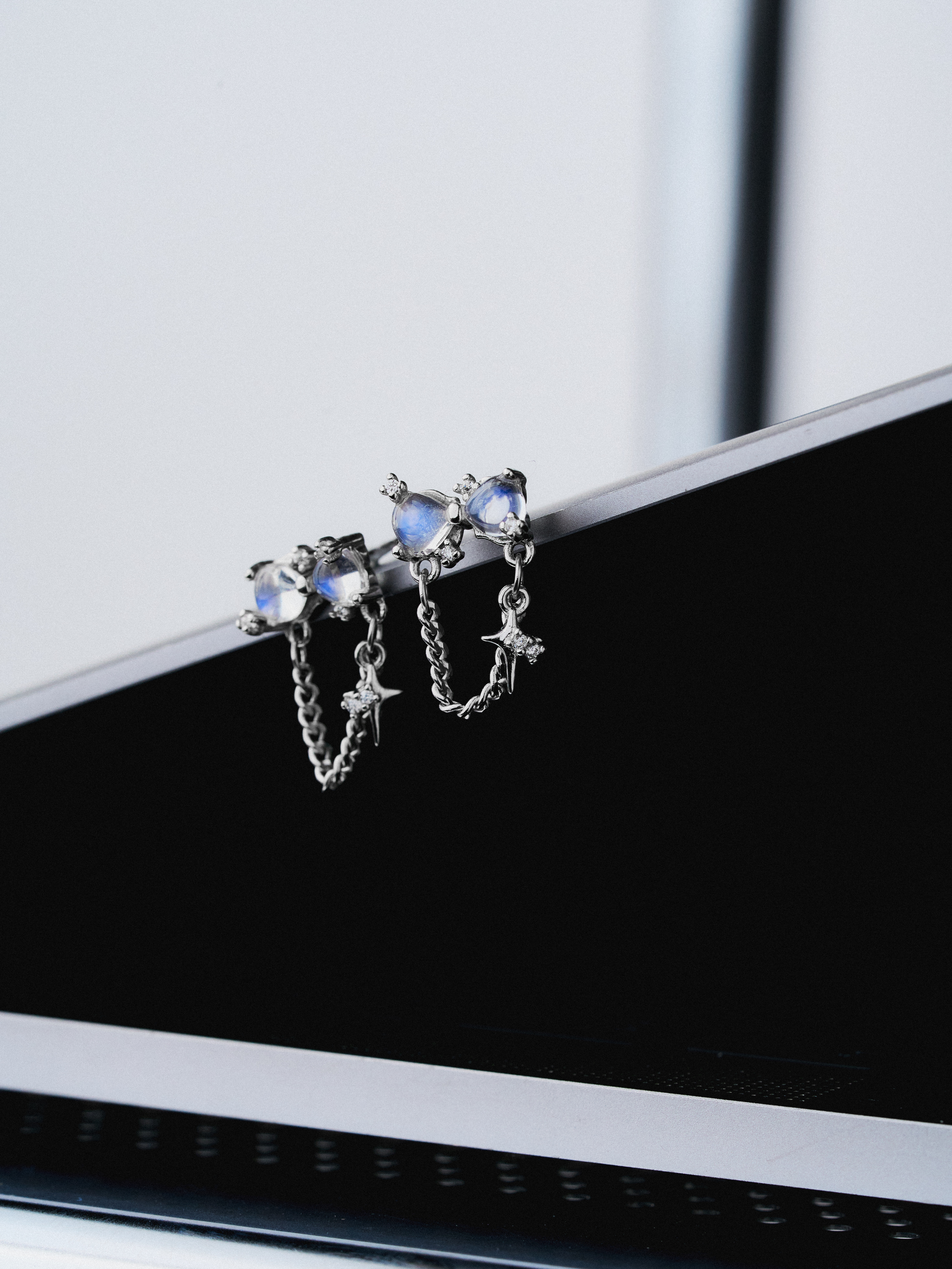 Moon Veil Earring