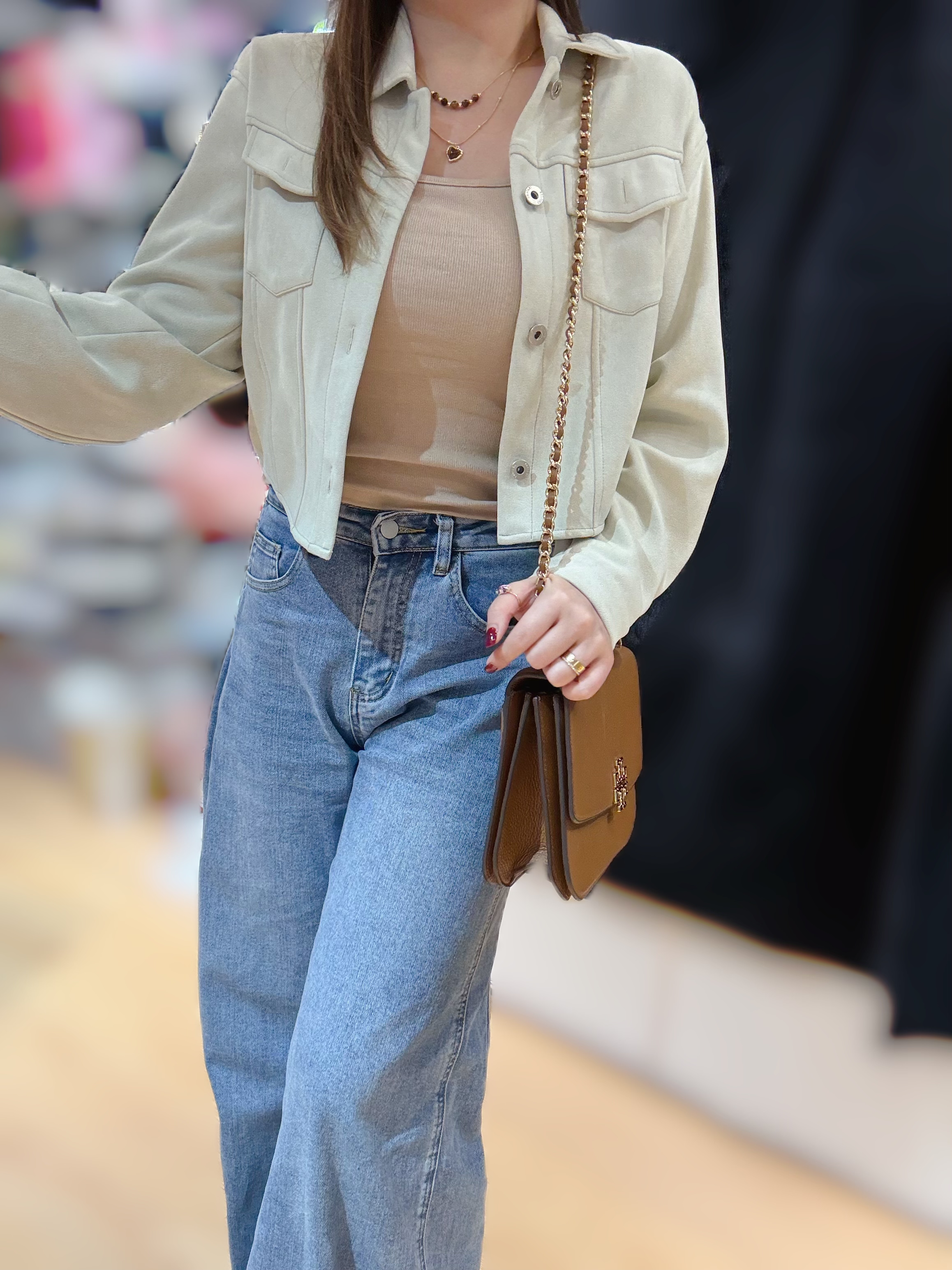 Tory burch Britten adjustable bag M brown