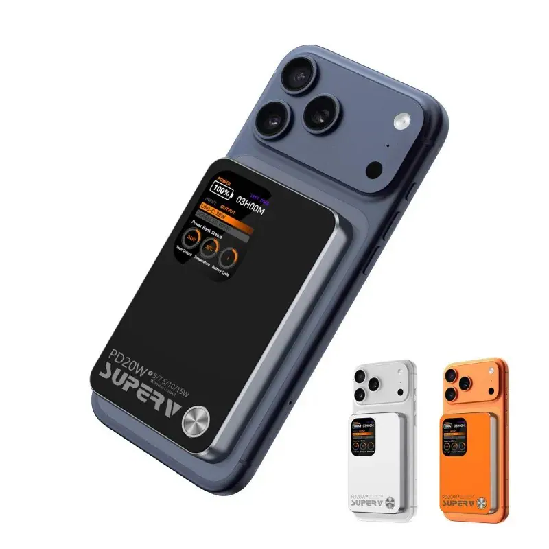 SUPERV 3C QR 認證 20W 10000mAh實時溫度監測移動電源