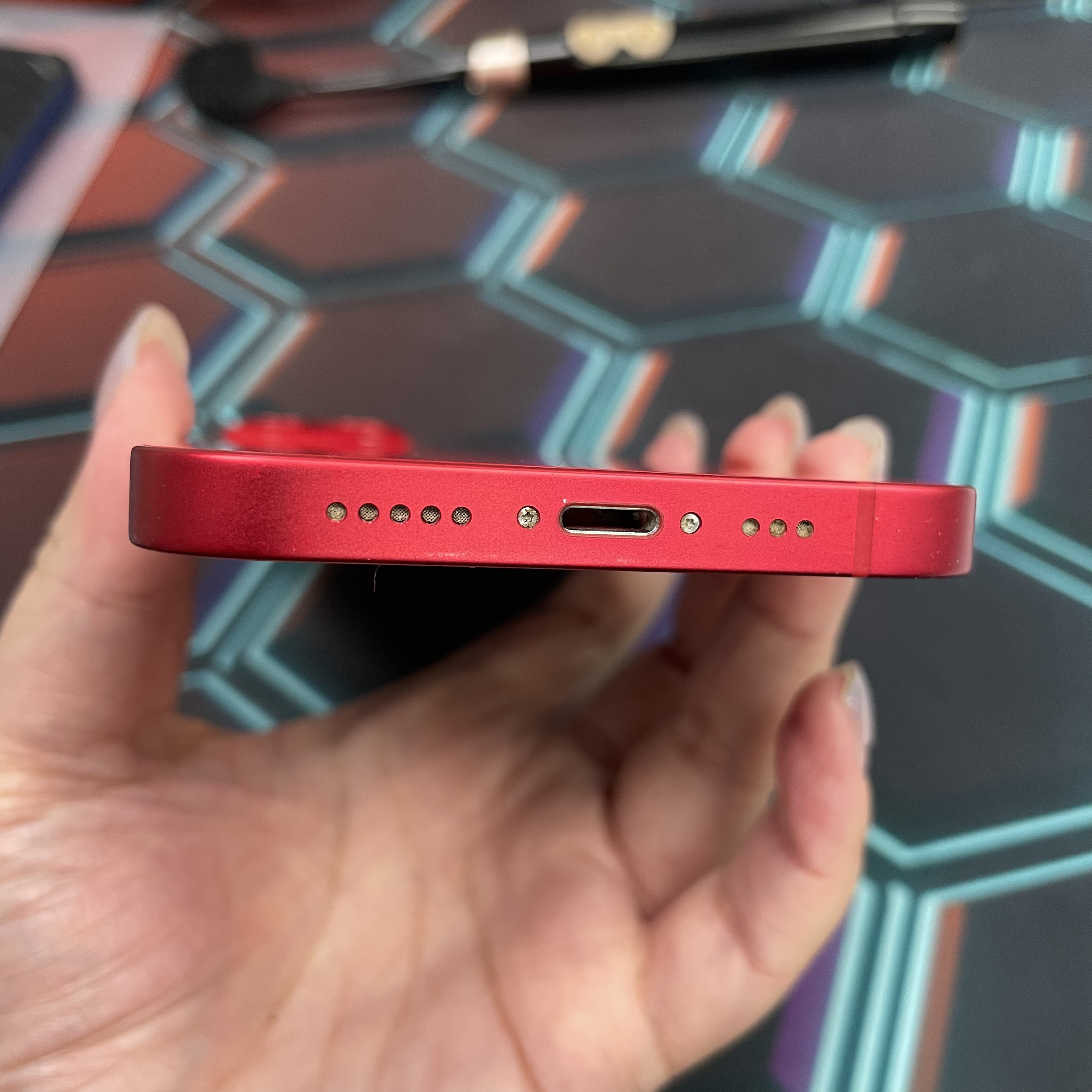 *7249 14 完美機 256GB 電76 紅色 red
