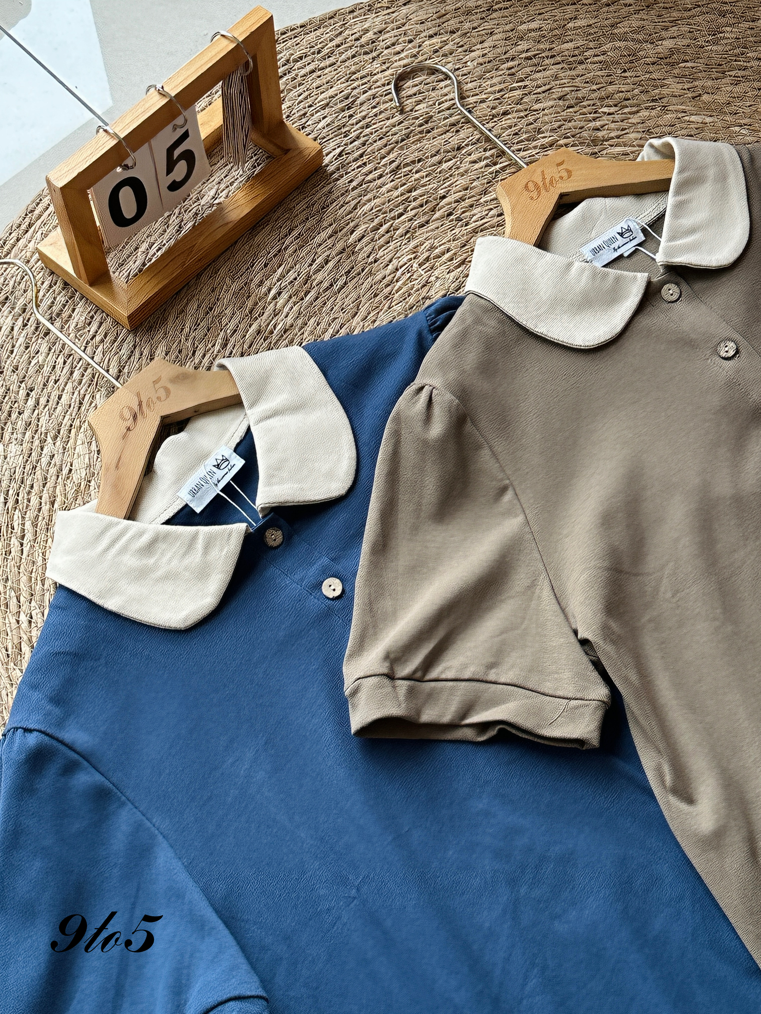 T3956 Puff Sleeve Polo Tee - 4 Colors