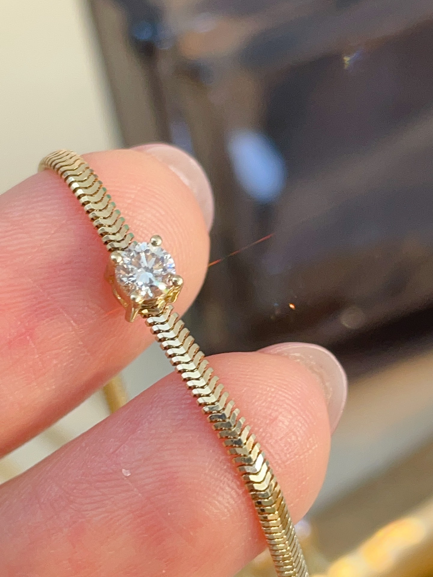 鑽石蛇骨手鏈 N080568