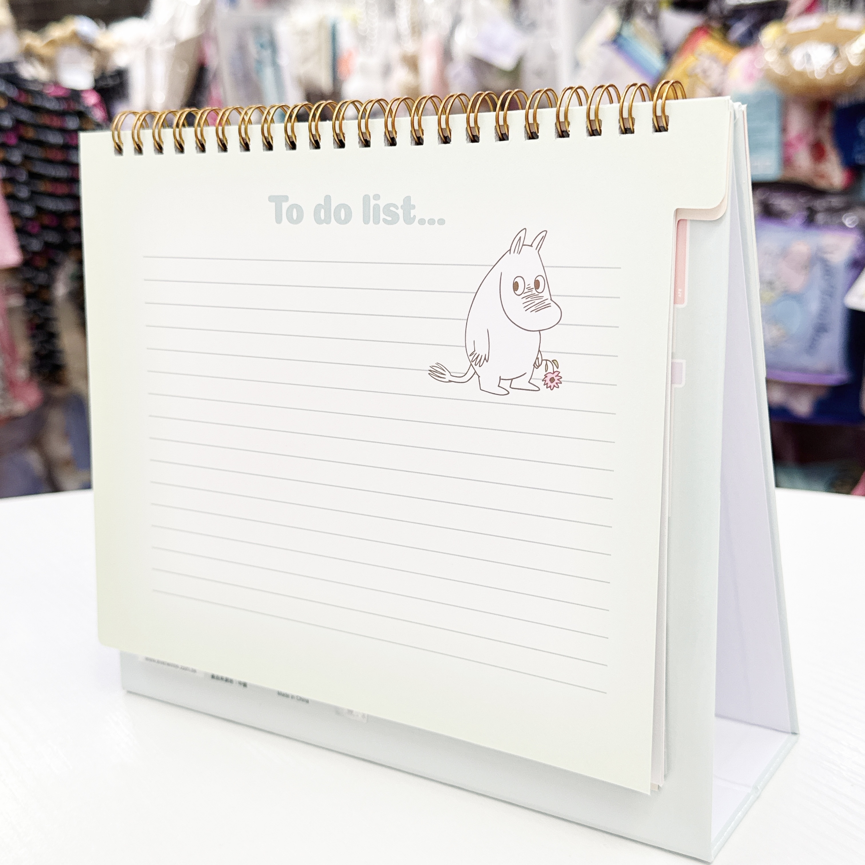 姆明Moomin呀美香港版2027年座枱月曆 香港假期 農曆對照 21×22 cm