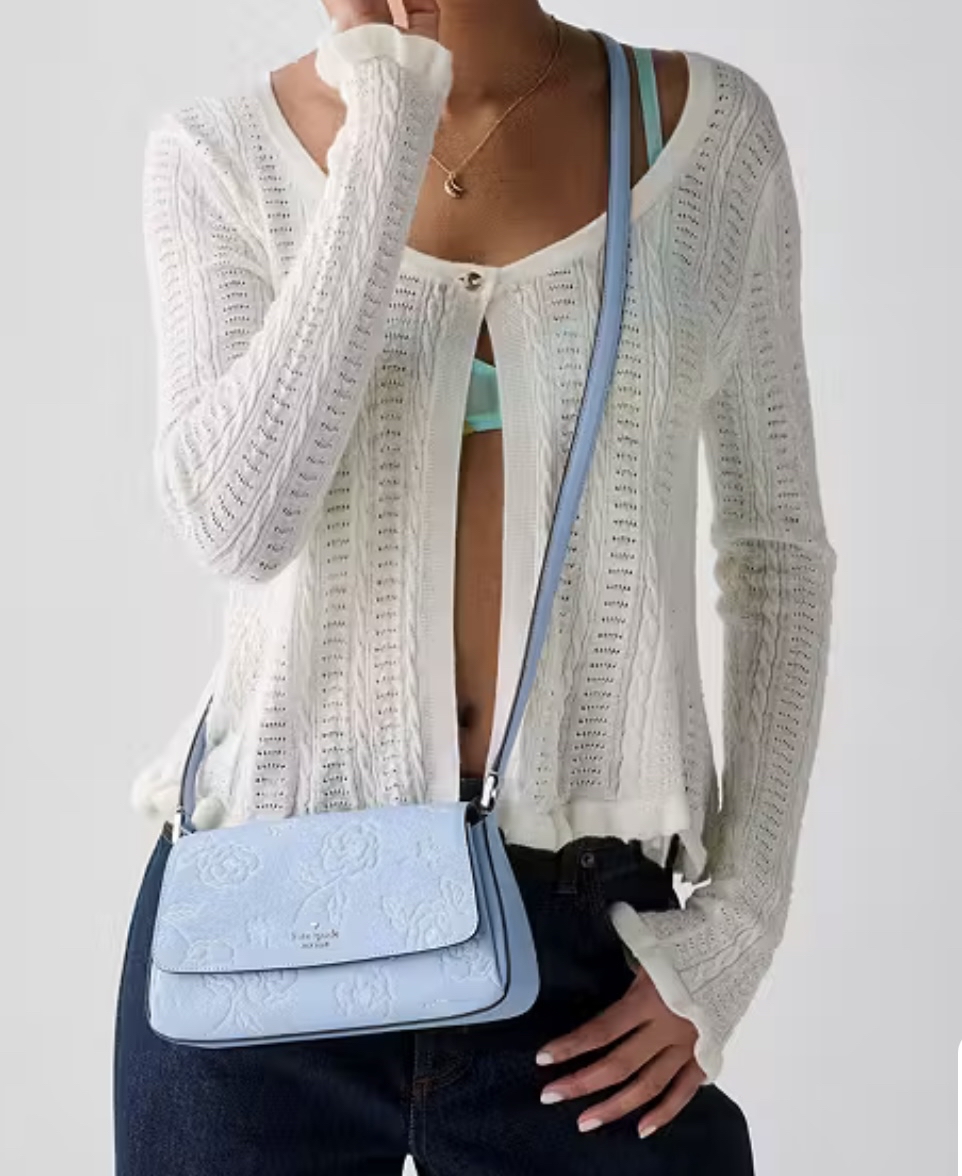 Kate Spade 花卉迷你斜背包 