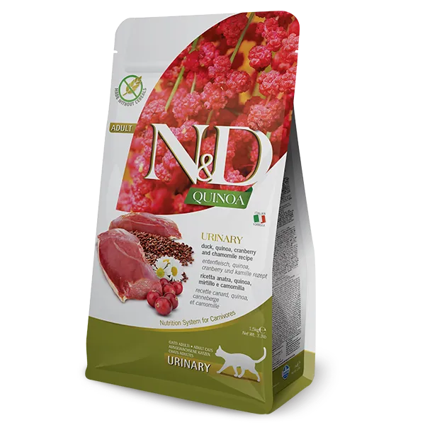 Farmina N&D 藜麥 泌尿保健-鴨肉 成貓乾糧 1.5kg