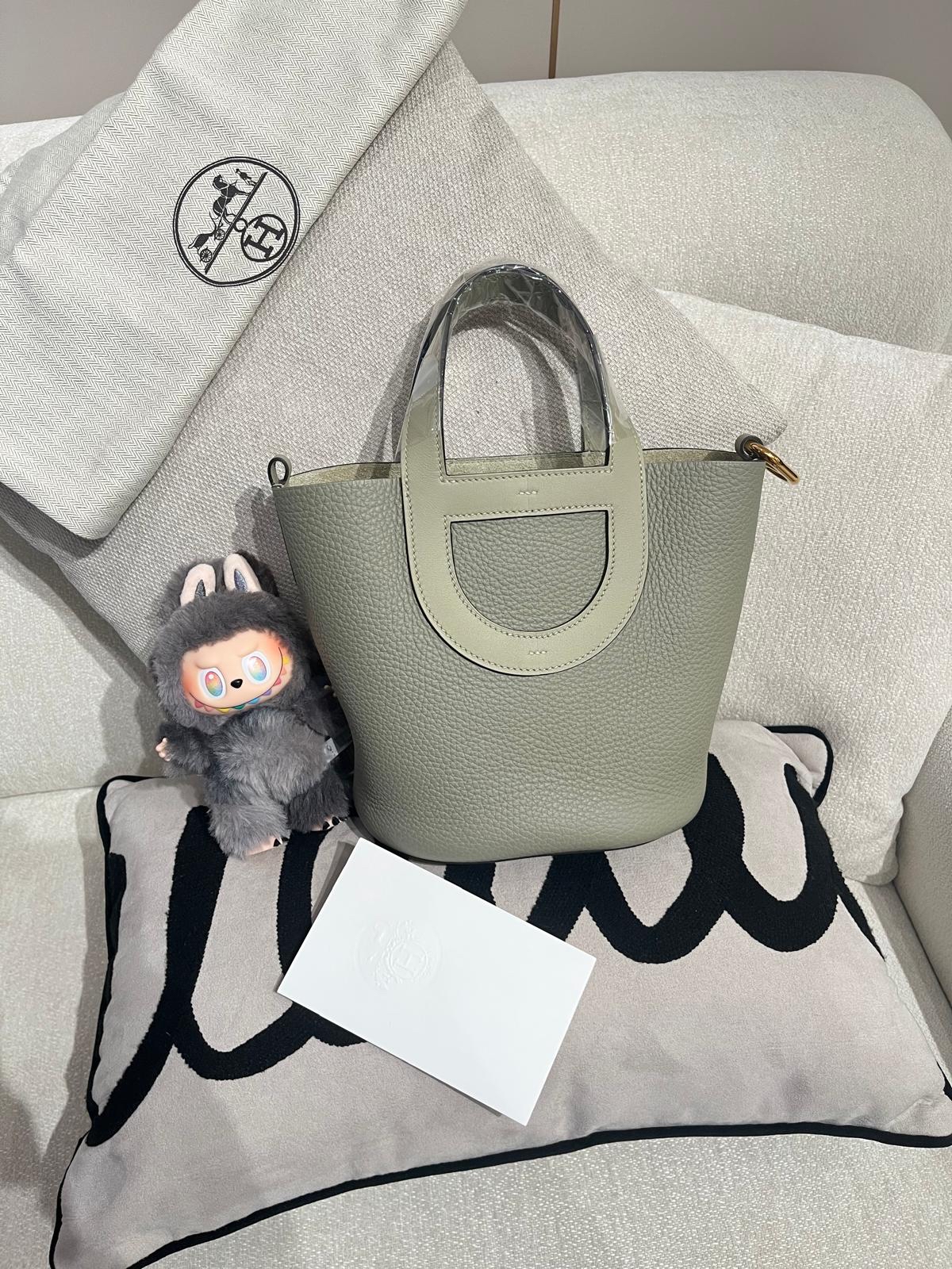 全新 Hermes in the loop 18,STAMP B,Q1 Sauge Clemence Calfskin,100%Authentic ,100%new 全新貨品 ✅收據✅dust bag✅盒 