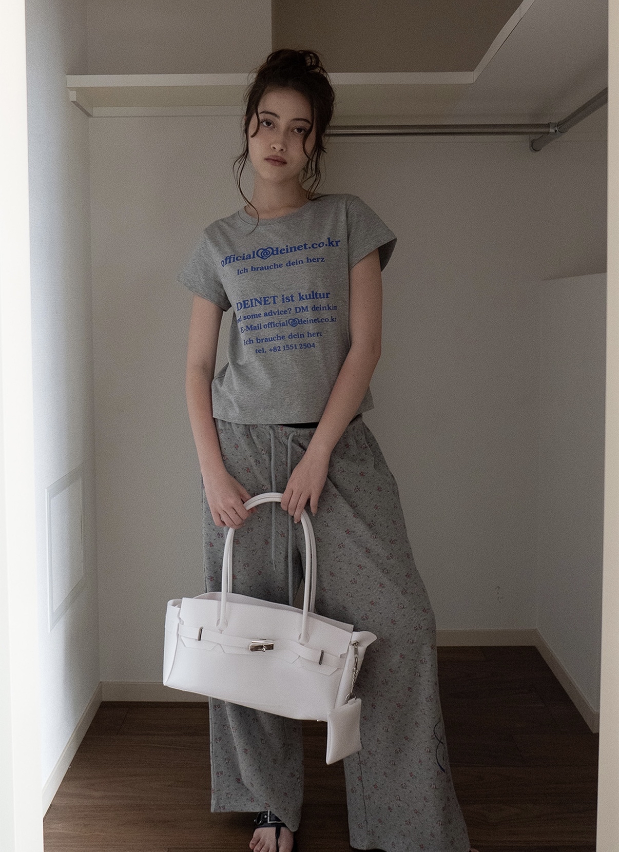 DEINET JELLY TWO-WAY BAG IN WHITE