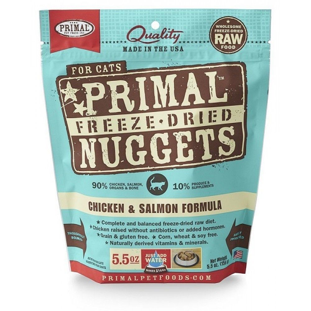 Primal 貓用凍乾生肉糧 - 雞肉鮭魚配方 5.5oz 