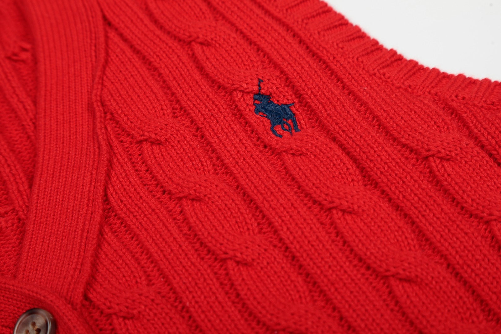 預訂 RL Polo 小馬刺繡V領針織開衫背心🎽
