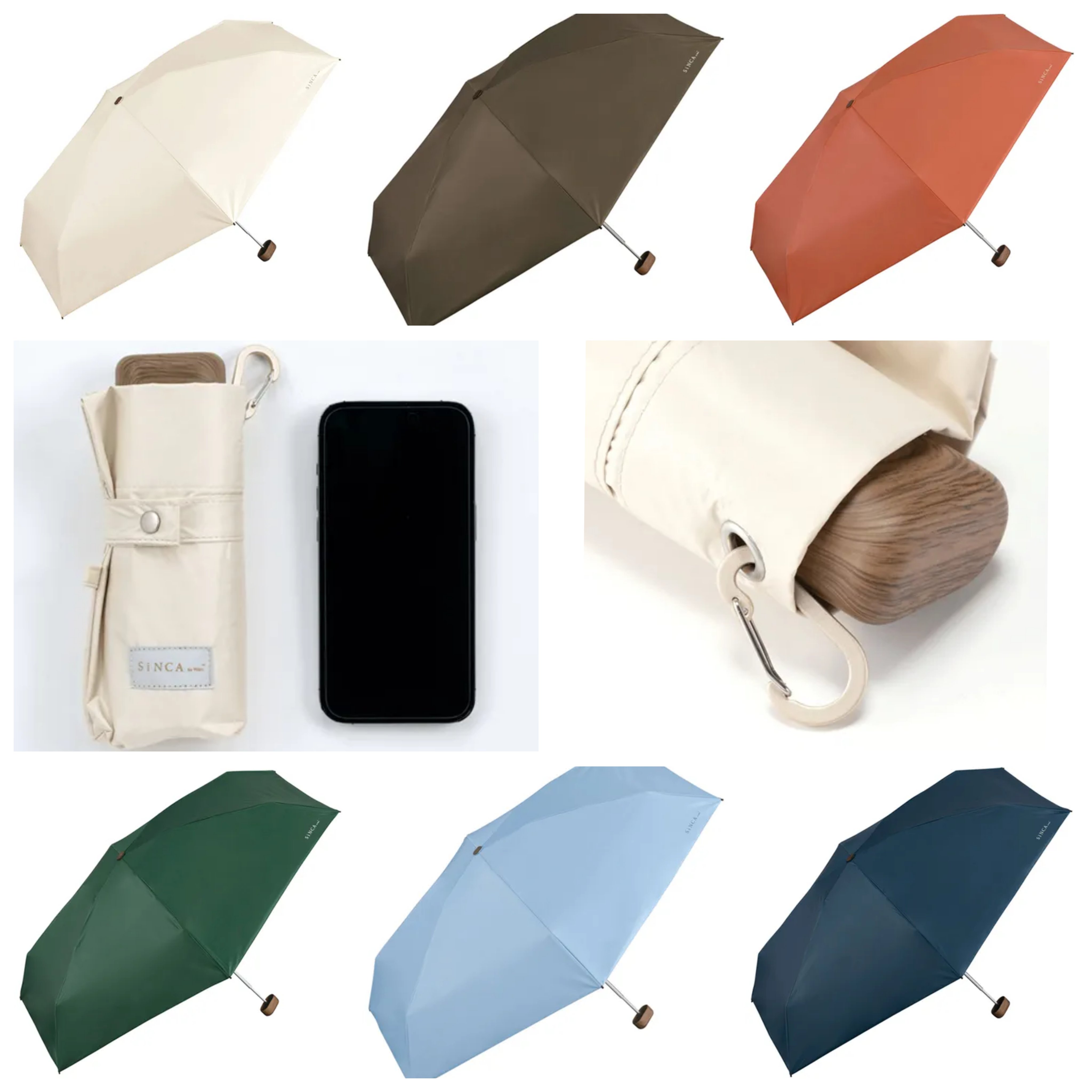 日本直送~新款WPC 全天候傘 SINCA縮骨遮 6色選擇（PU塗層）
