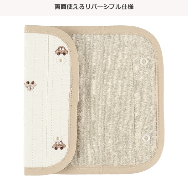 🇯🇵預訂 日本直送🇯🇵車車刺繡雙面絎縫孭帶咬巾肩巾