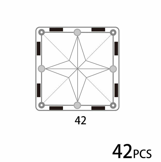 MNTLT03-42片裝星鑽構建片玩具-拓展