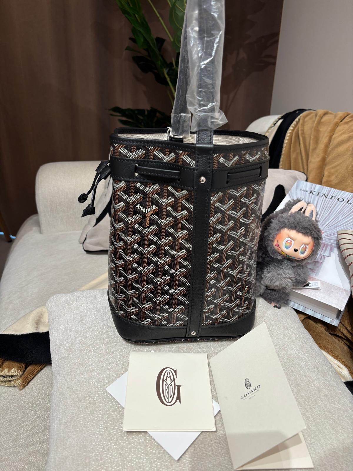 全新 Goyard petit flot bucket bag Black 100%Authentic ,100%new全新貨品 ✅收據✅tap✅dust bag 
