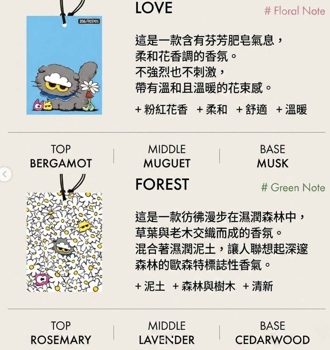  🌸GD聯名限定⭐OHSCENT × ZO&FRIENDS 香氛香袋& 纖物香水