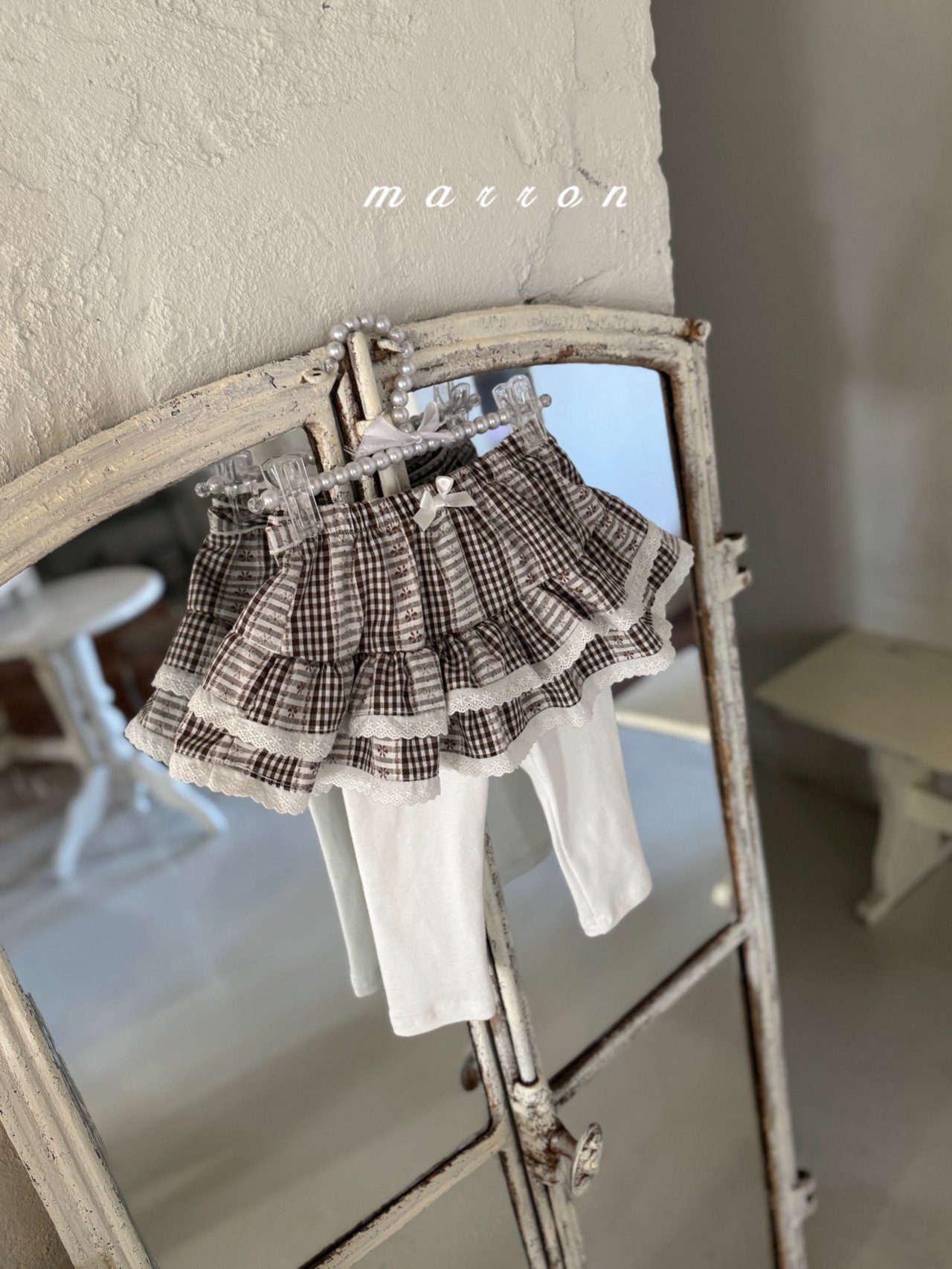 🇰🇷Marron skirt leggings