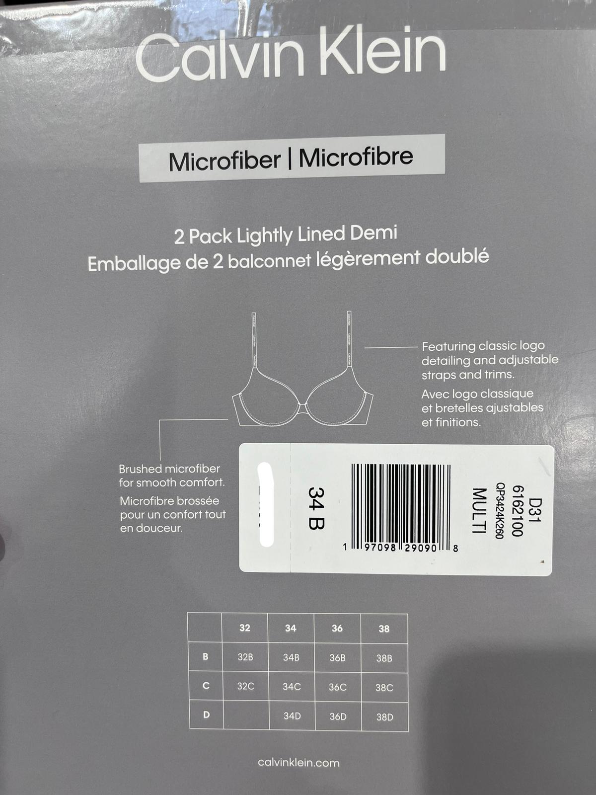 Calvin Klein Luxe Bra, 2-Pack 女裝胸圍 2個裝