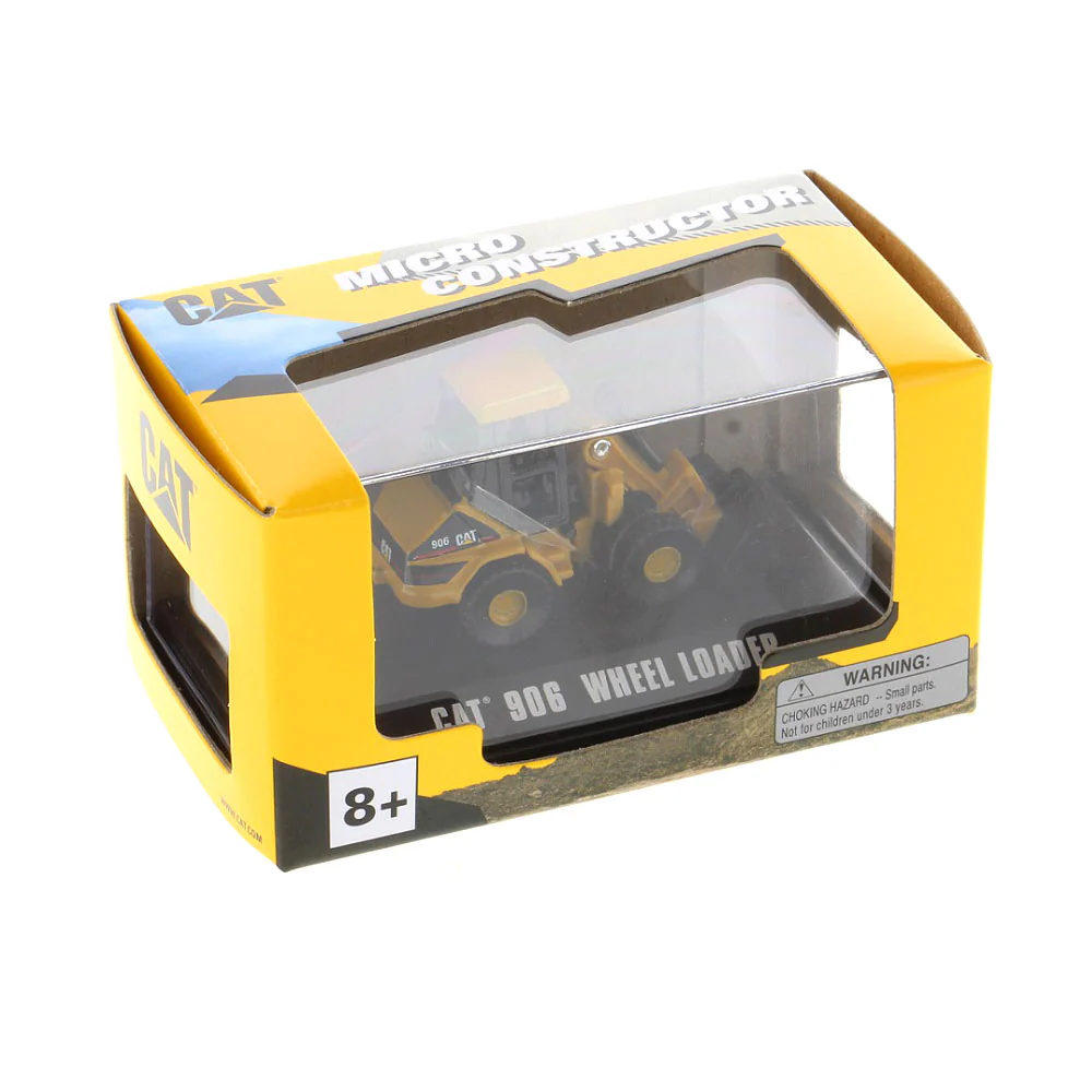 🌐代理版 DIECAST MASTERS CAT 迷你工程車收藏系列 906 輪式裝載機 / CAT MICRO 906 WHEEL LOADER 連展示盒