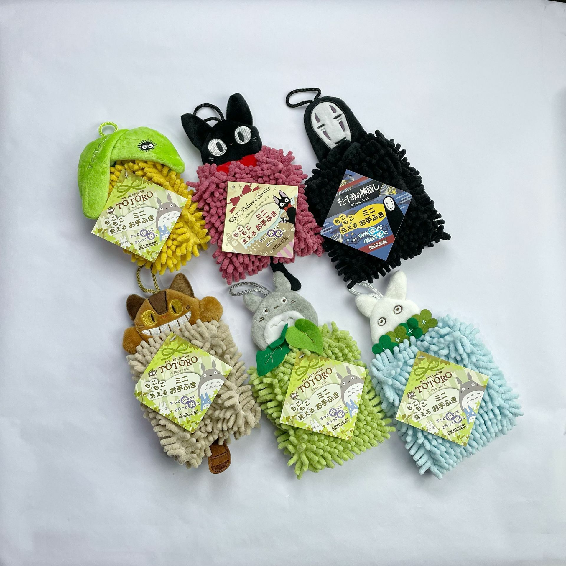 宮崎駿系列 - 立體刺繡抹手巾 - 1件 現貨