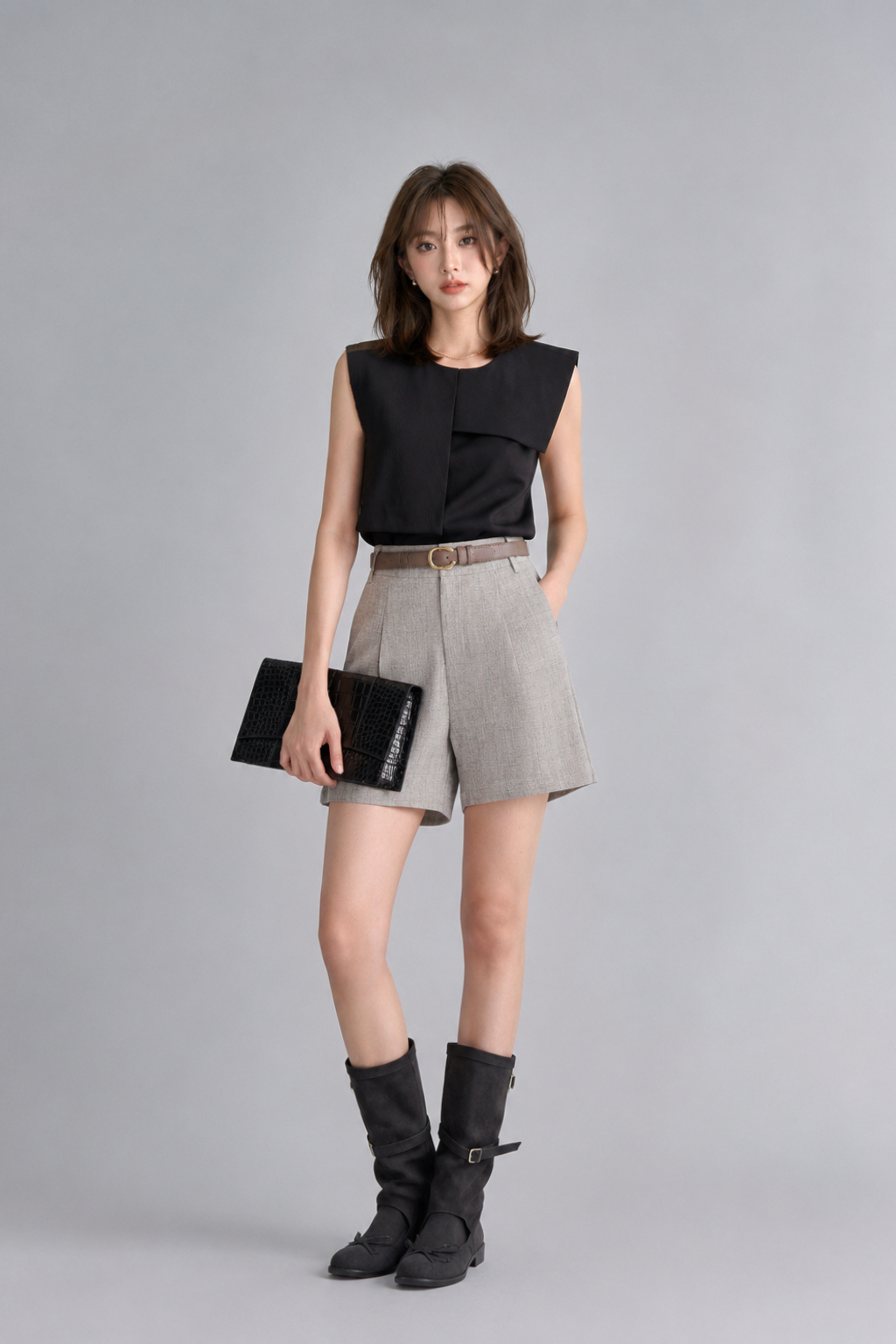 69006 Aurora Drape Statement Top