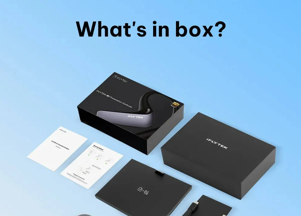 iFLYTEK AI Translation Earbuds｜AI即時語音翻譯耳機｜智能同聲傳譯設備