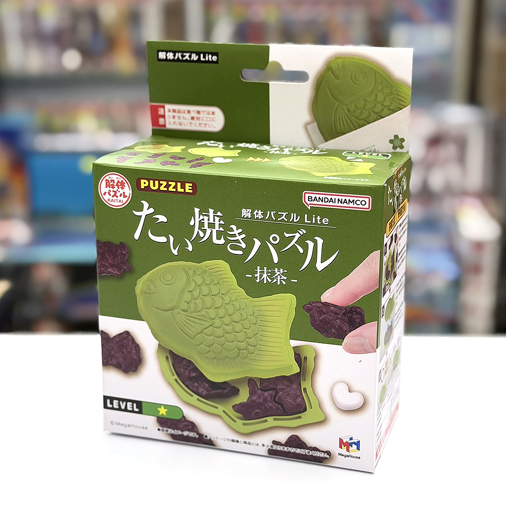 (行版) Megahouse 解體拼圖 Lite 食物系列 抹茶鯛魚燒 立體拼圖 Kaitai Puzzle Lite Taiyaki -Matcha- Puzzle 