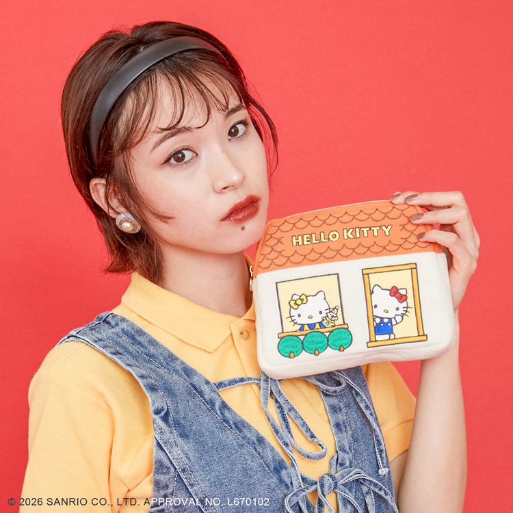 日本預訂📍日本Hello Kitty x Accommode可愛系列 - 化妝袋/收納袋 25/6日本開售