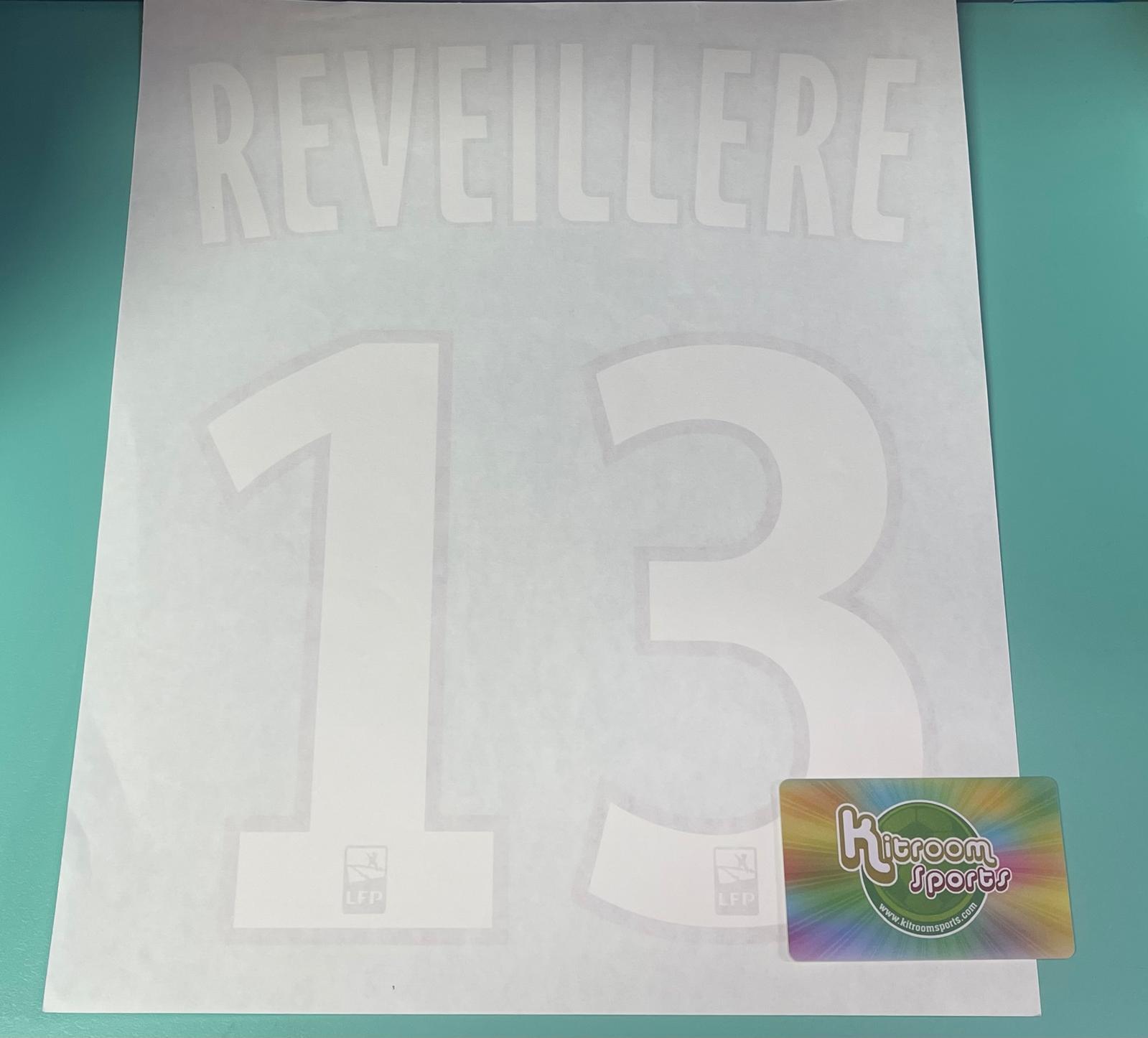 2012-13 Olympique Lyonnais Away Nameset #13 REVEILLERE