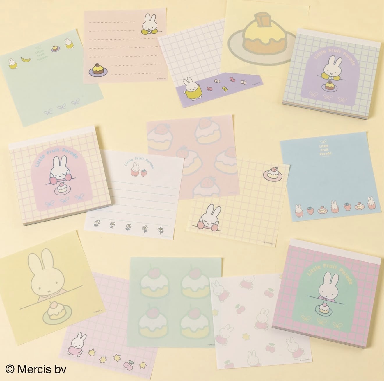 🐰Pre Order  - miffy 聯乘限定 Little Fruit Parade  MEMO  ( 📦 大約 5月中到貨, 若遇到缺貨或其它因素貨期會延遲 ）