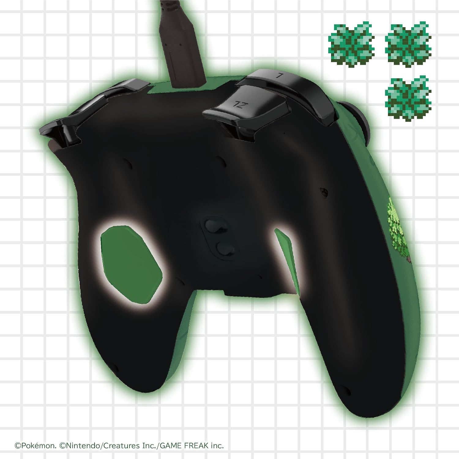 【預售 9月】SW2 HORI 有線控制器 TURBO 青春版 [寶可夢像素風綠] / Wired Controller TURBO Youth [Pokemon Pixel Art Green] NSX-229 PO0972