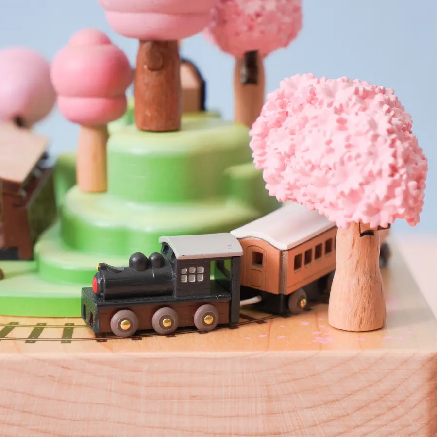 📦訂購 台灣代購 Wooderful life【阿里山櫻花祭】木製城市音樂盒