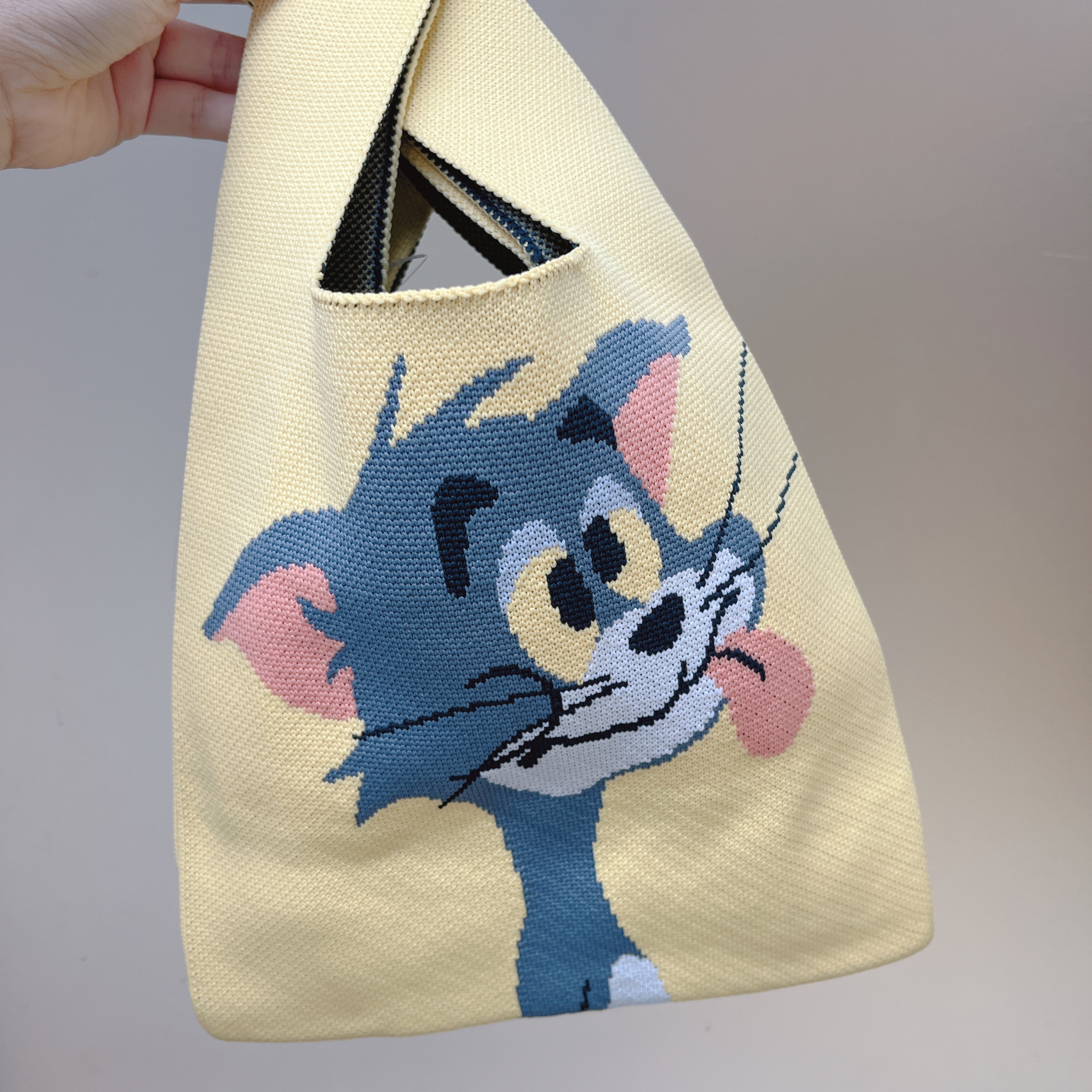 日本預訂📍日本Tom and Jerry Cheerful Series系列 - 針織手提袋