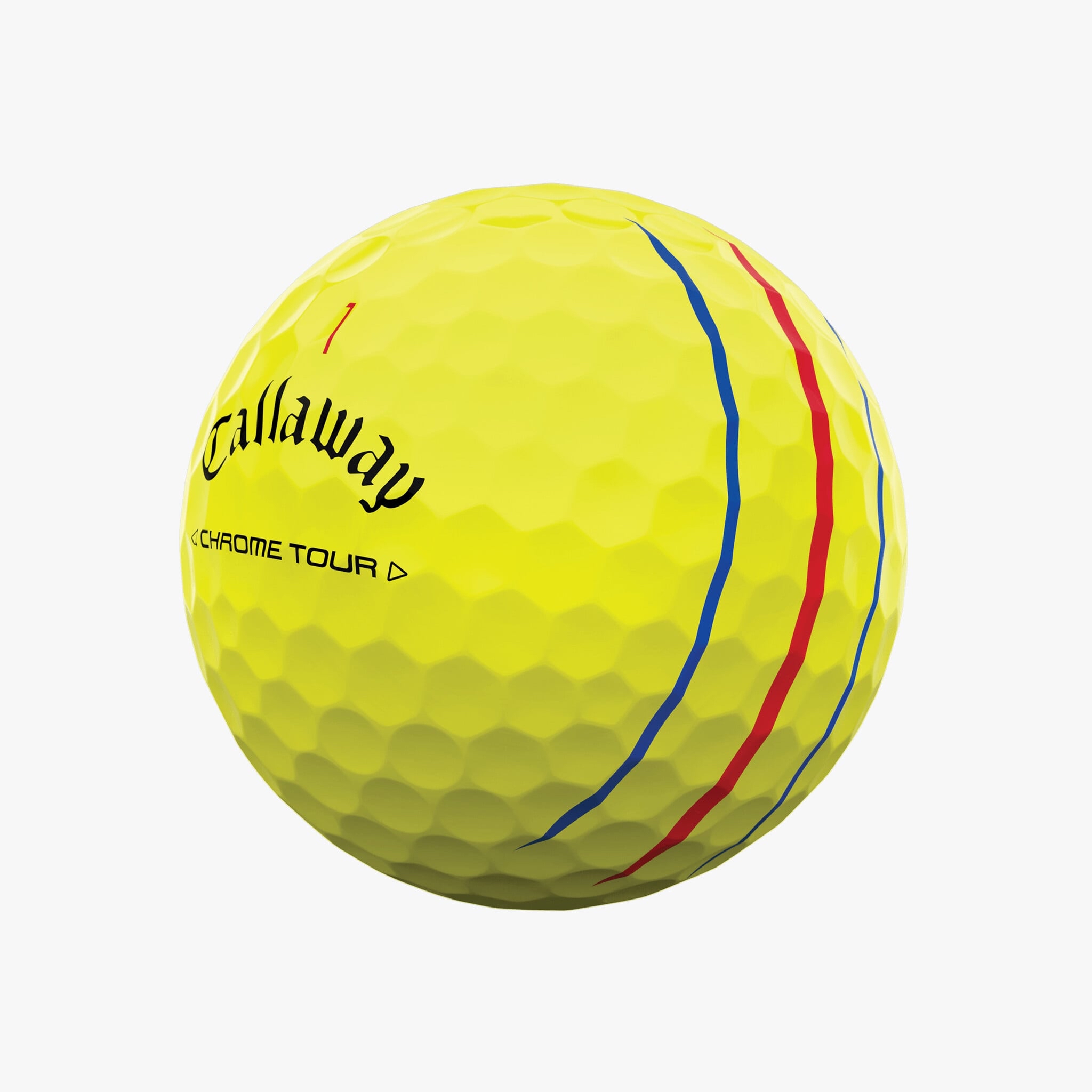 CALLAWAY CHROME TOUR TRIPLE TRACK 四層球- 黃色