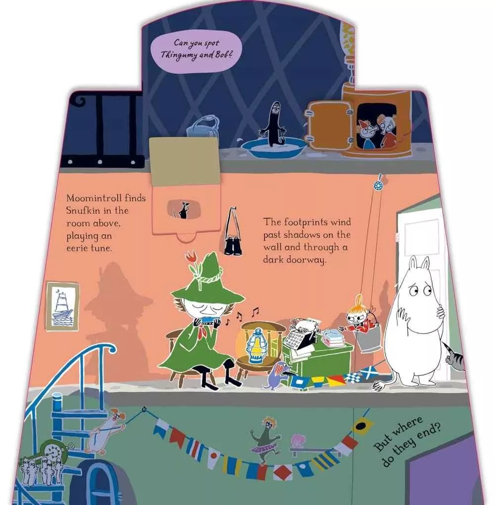 In the Moominhouse + In the Lighthouse（Moomin Shaped Board Book 1+2）