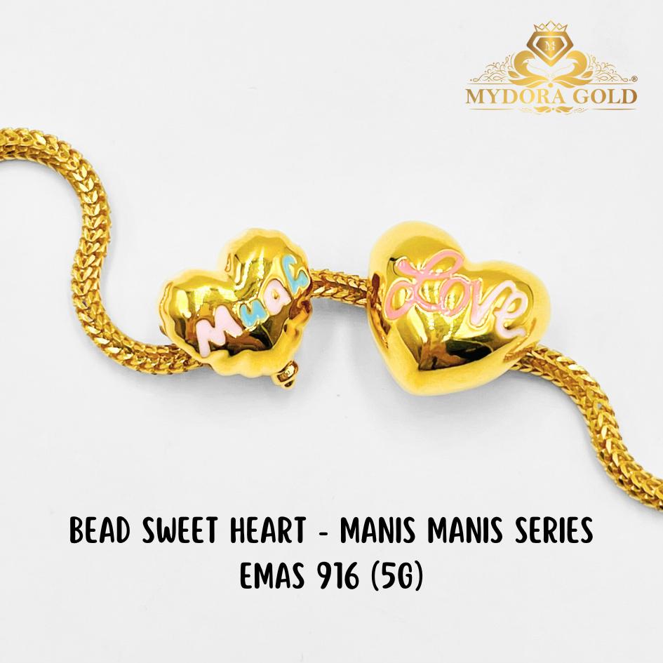 MYDORA Bead Sweet Heart - Manis Manis Series (5G) l EMAS 916/22K