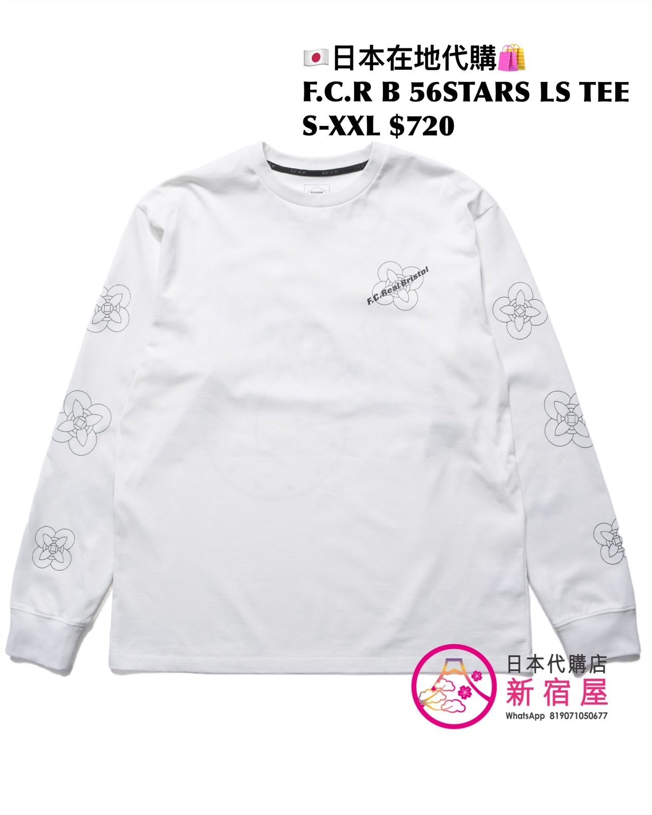 F.C.REAL BRISTOL SPIRIT LS TEE/ SHADOW EMBLEM LS TEE/ 56STARS LS TEE/ ORIGIN POCKET LS TEE