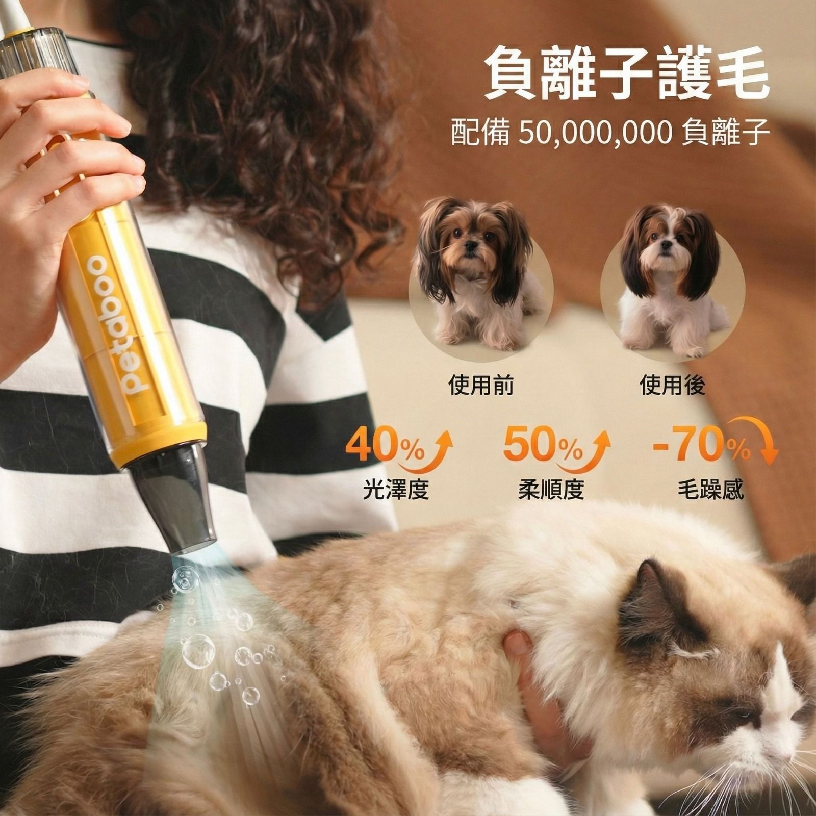 日本品牌Petaboo - 手持美容吹毛機 L200