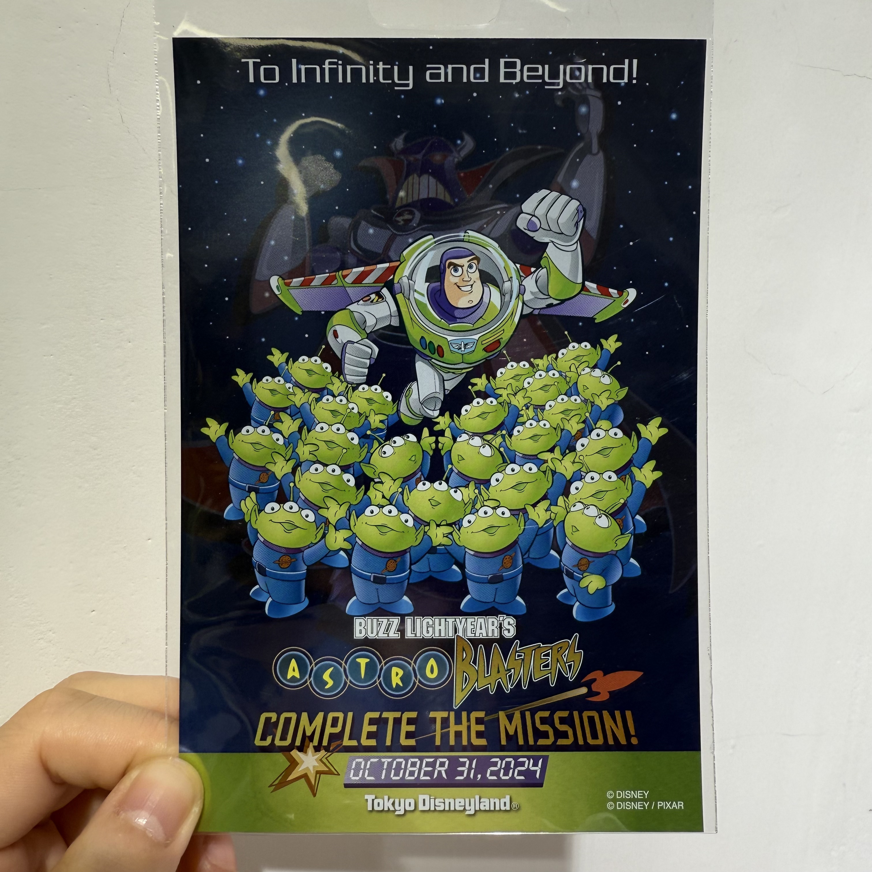 現貨 東迪限定 巴斯光年 三眼仔 Blasters Postcard