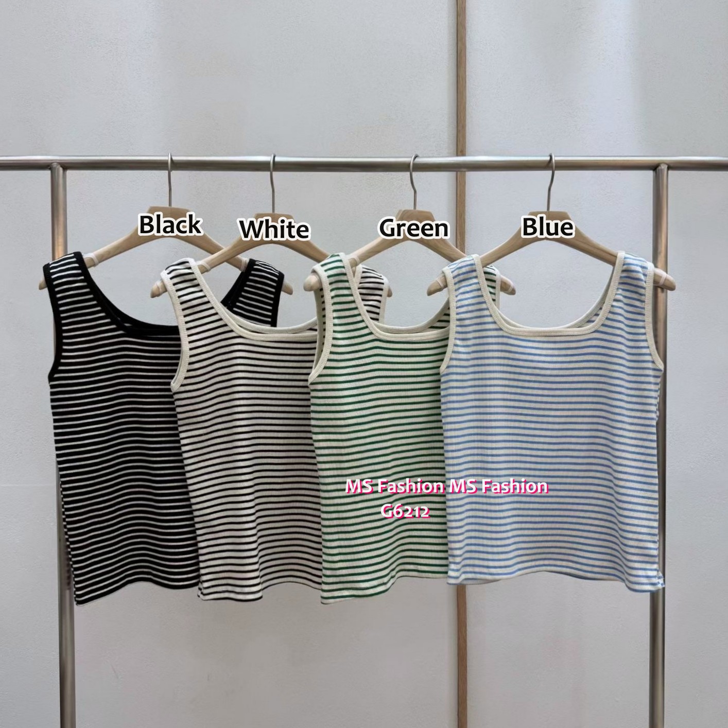 G6212 韓國🇰🇷橫間雙領背心