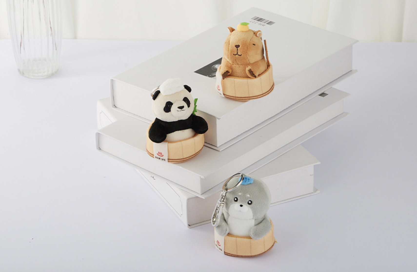 📦訂購 韓國代購 愛寶樂園 Everland 動物洗澡毛絨鎖匙扣 