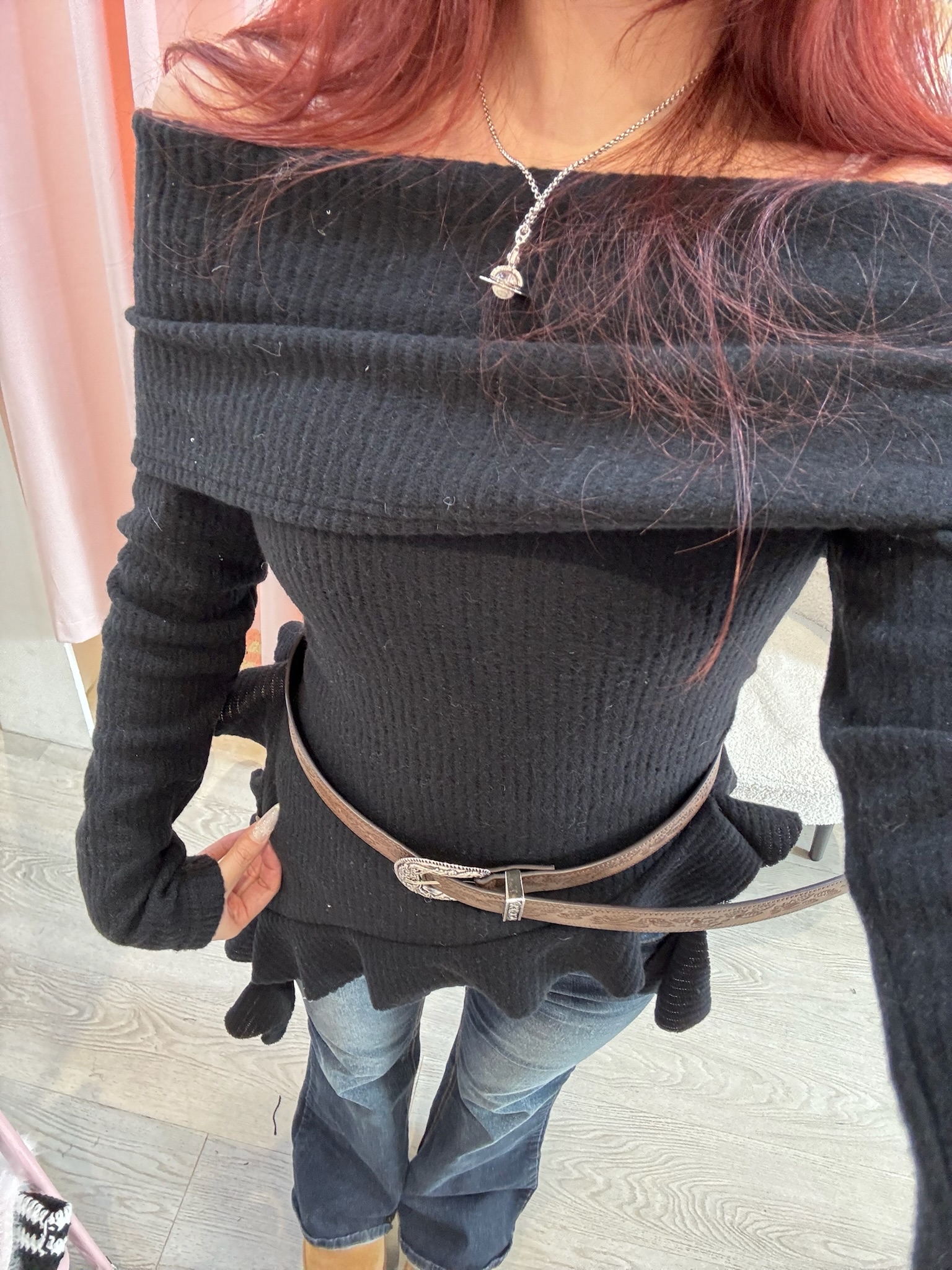 已售罄❌韓國不規則反領上衣（超出片！）