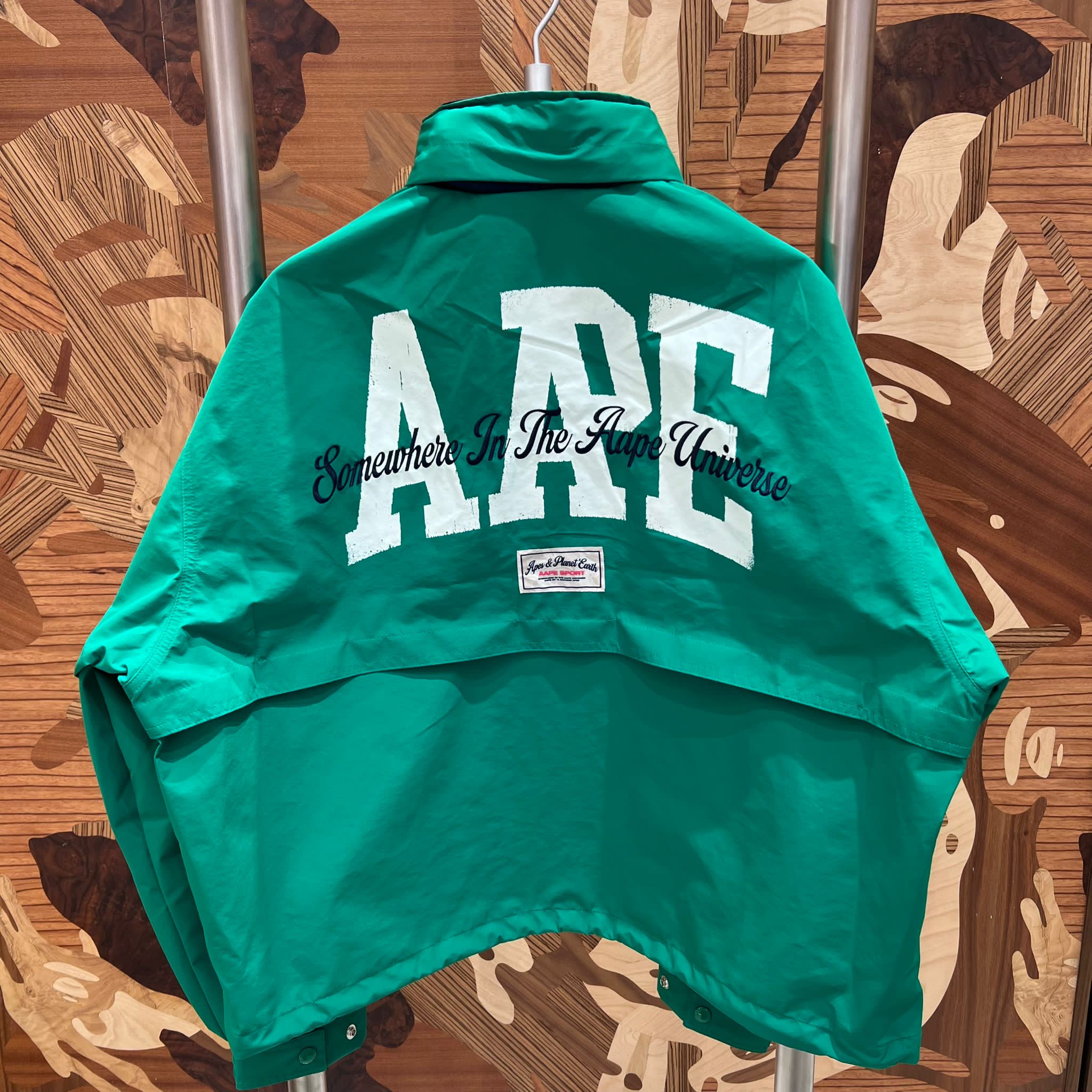 AAPE Moonface hooded jacket (D361)