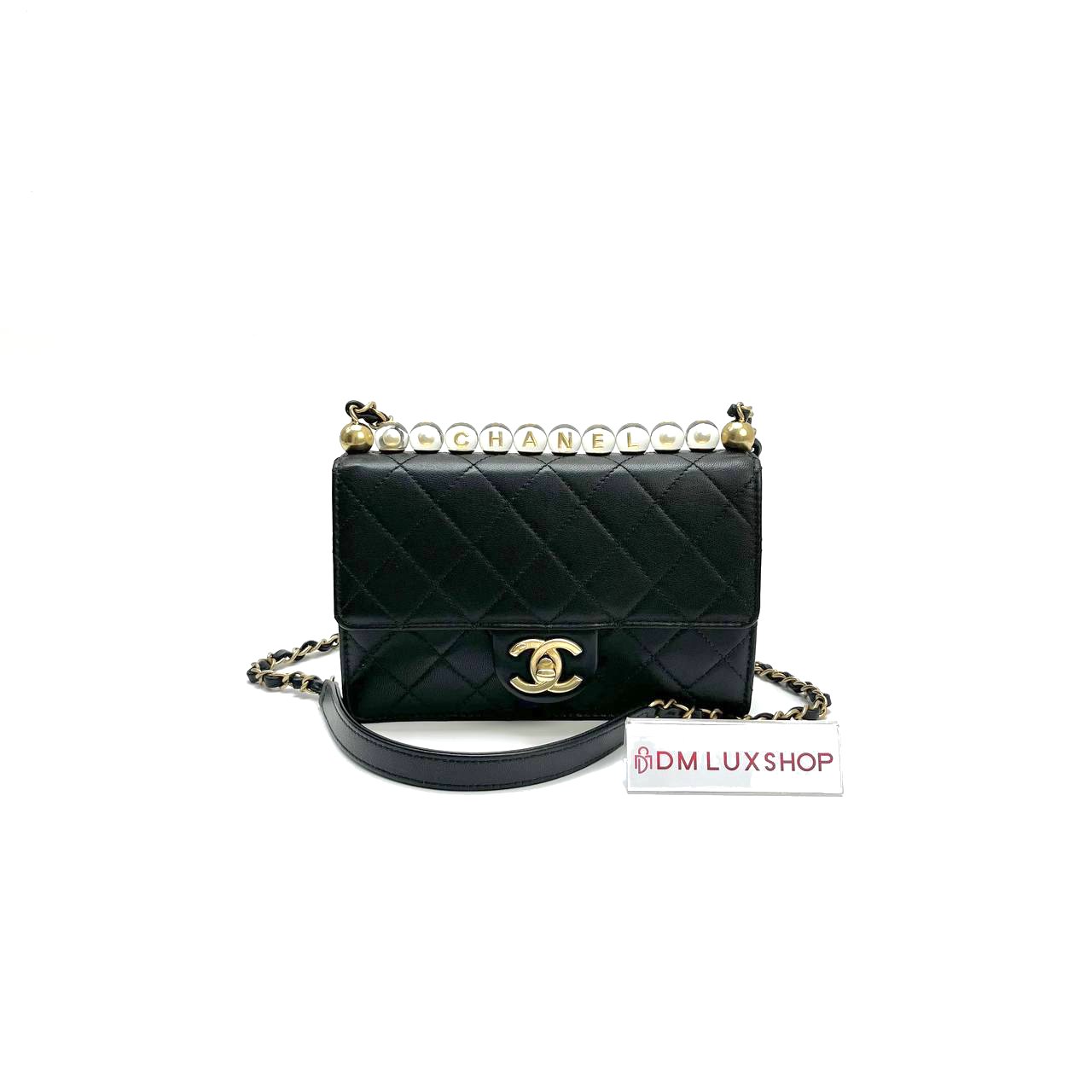Chanel Small Chic Pearls Flap Bag GHW (Serial 29)