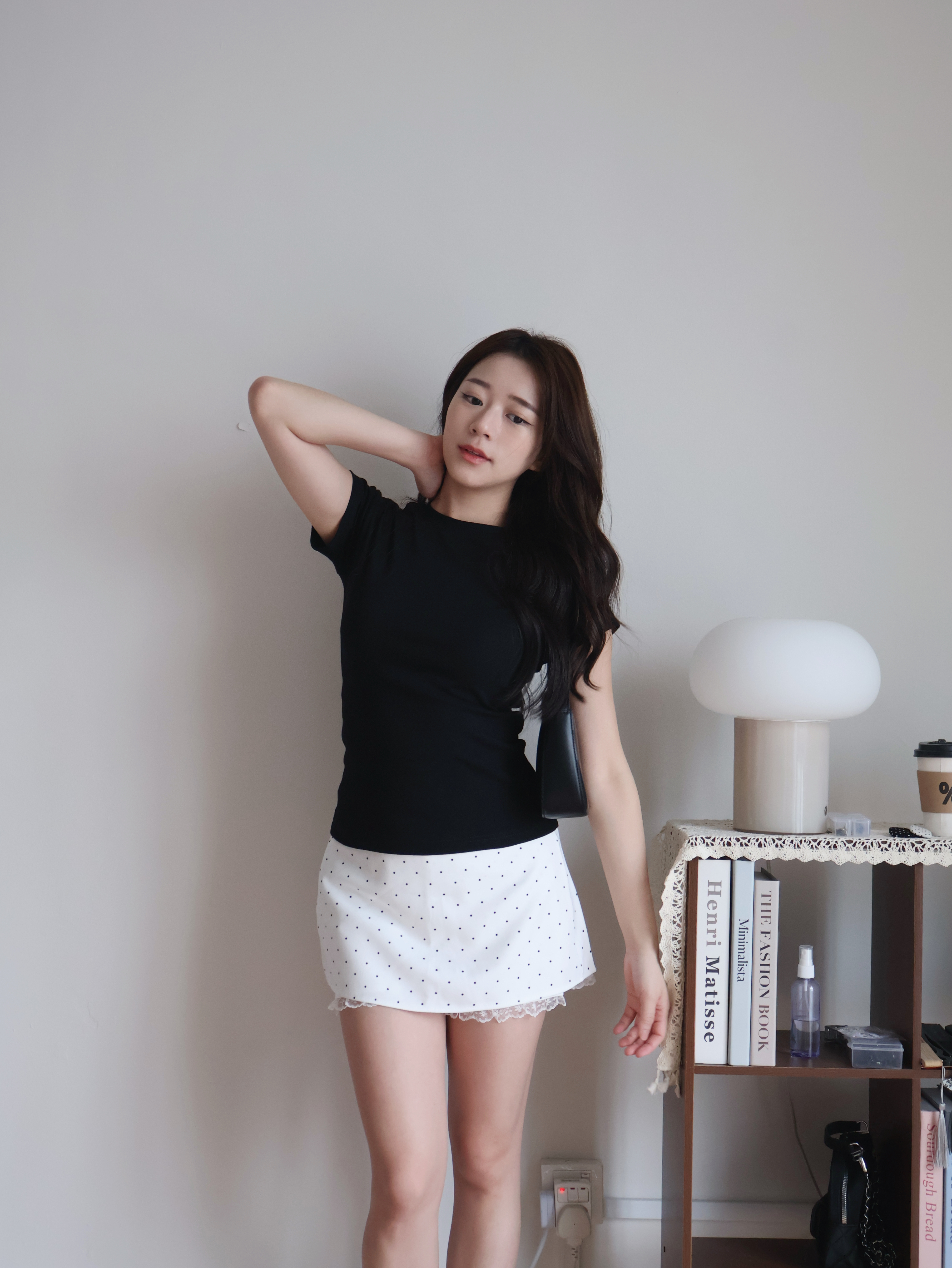 Hailey Cotton Tee | Black
