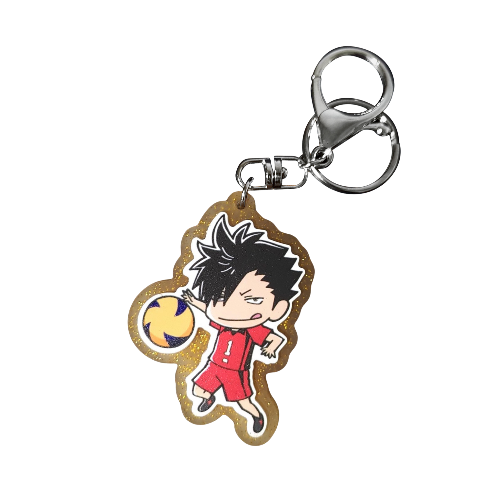 排球少年!! 滴膠鑰匙圈 黑尾鐵朗
