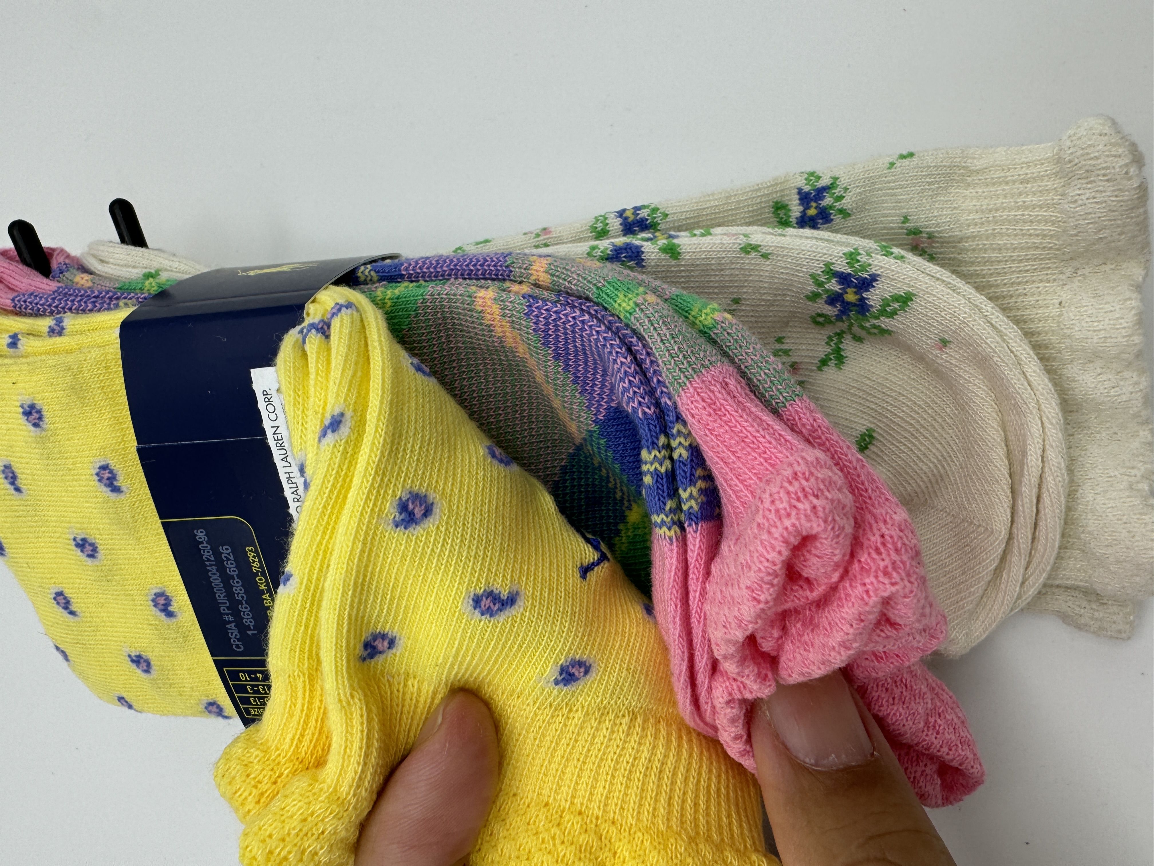 Polo Ralph Lauren女裝/女童裝襪（香港現貨）三對裝