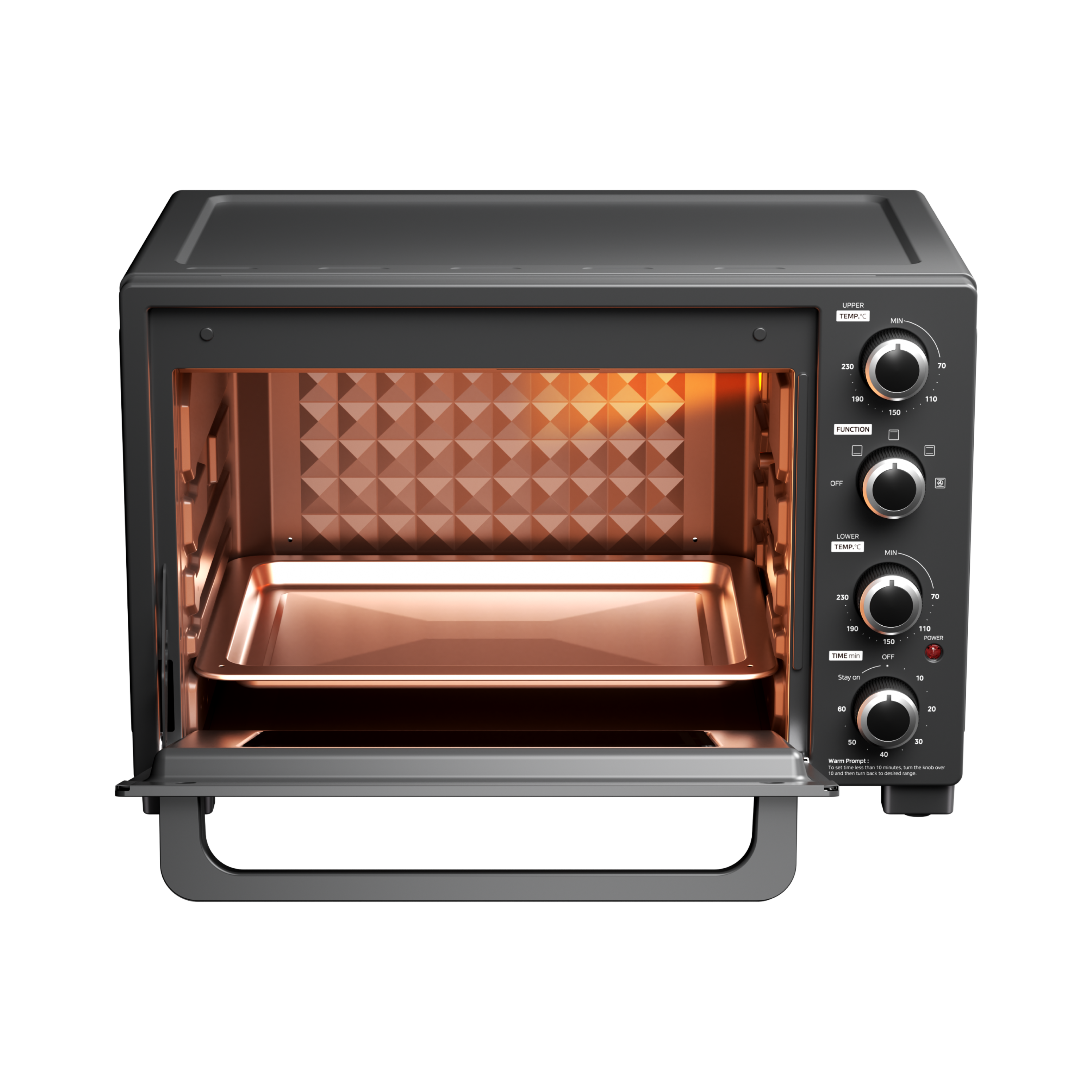 Midea 29L Black Electric Oven (MTO32AHC-MGSEBK)