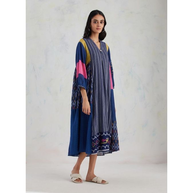 Jamdani V領/兩件套catalog 印度非物質文化遺產手工搖織 